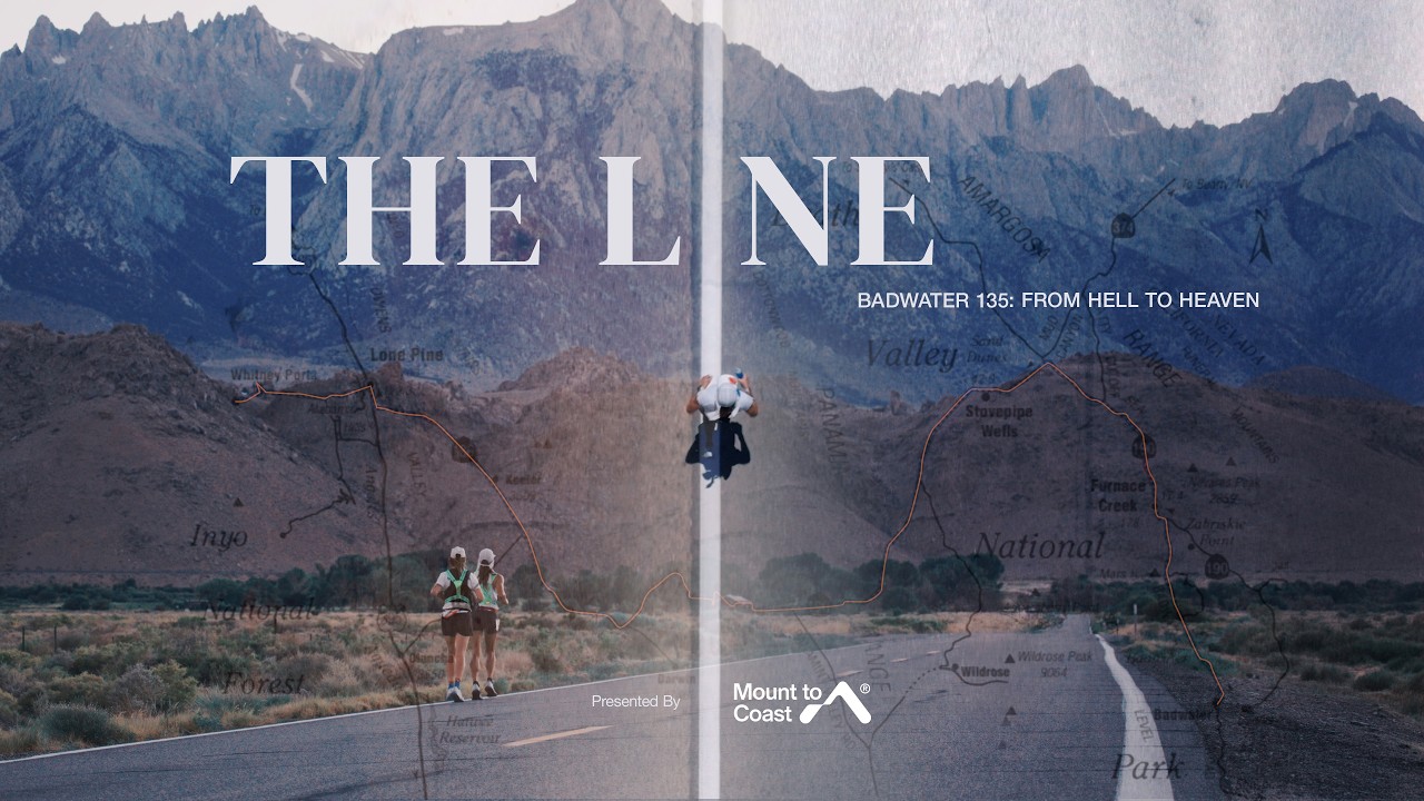 Still from The Line, a Badwater 135 documentary featuring Sierra DeGroff